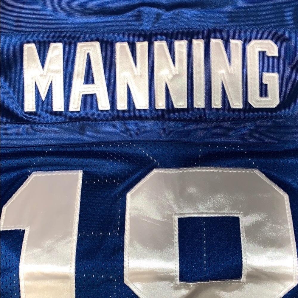 Peyton Manning Official Reebok Jersey Colts Blue